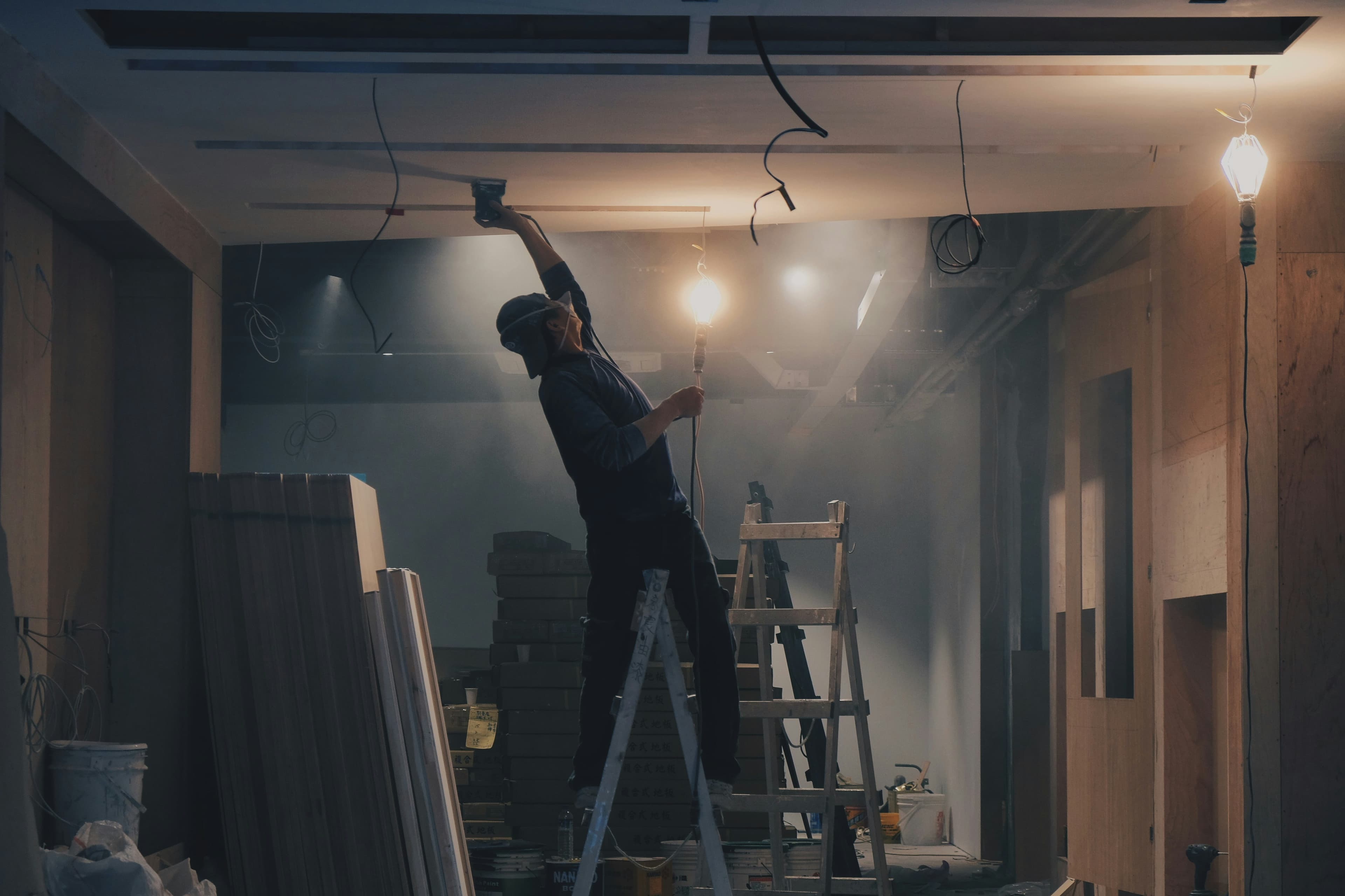 Construction work in progress