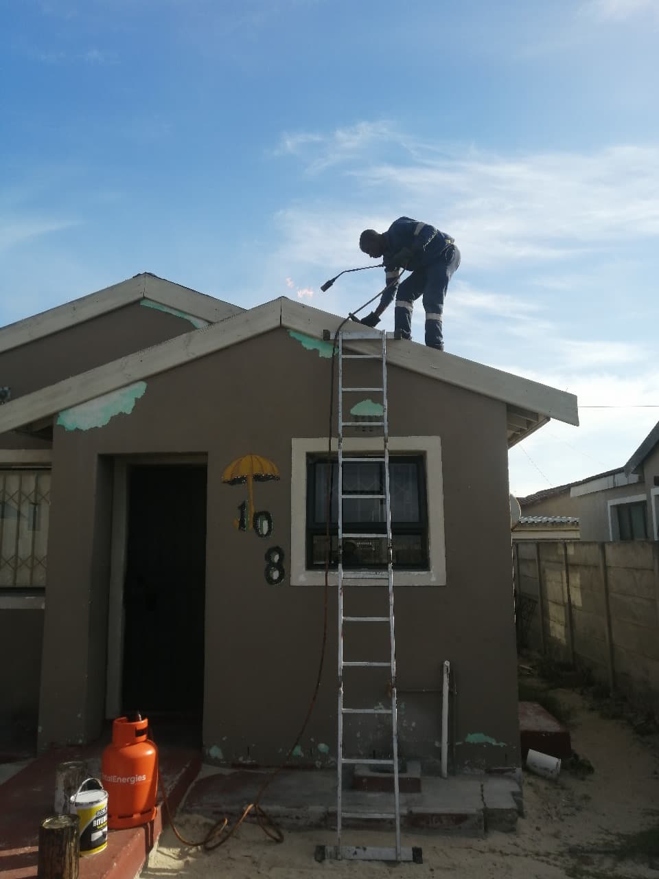 Waterproofed Khayelitsha House
